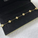 [Aura ]New CLOVER 6 MOTIF DIAMOND BRACELET
