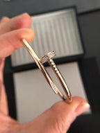 Aura JUSTE ARMBAND 3.5MM DIAMANTEN
