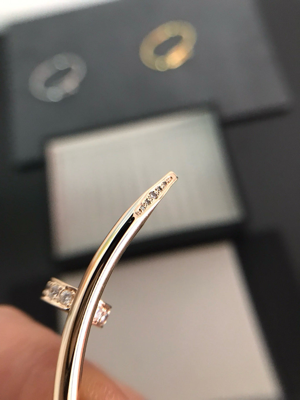 Aura JUSTE ARMBAND 3.5MM DIAMANTEN