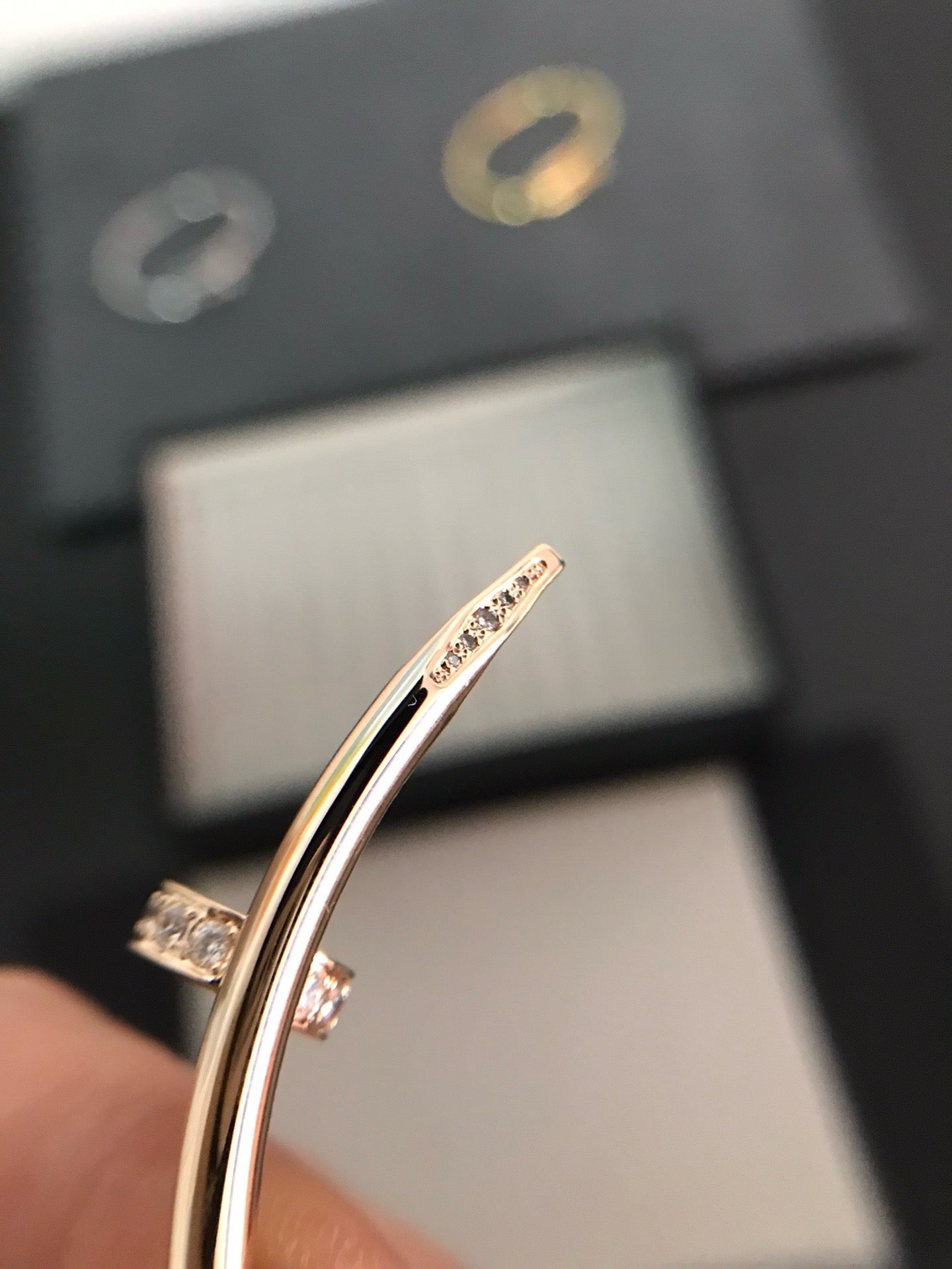 Aura JUSTE ARMBAND 3.5MM DIAMANTEN