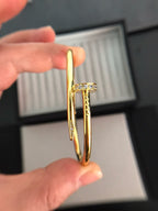 Aura JUSTE ARMBAND 3.5MM DIAMANTEN