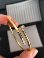 Aura JUSTE ARMBAND 3.5MM DIAMANTEN