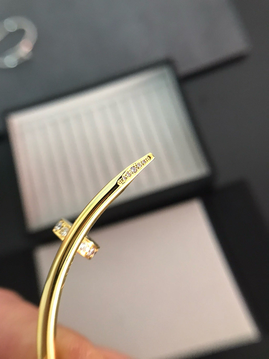 Aura JUSTE ARMBAND 3.5MM DIAMANTEN