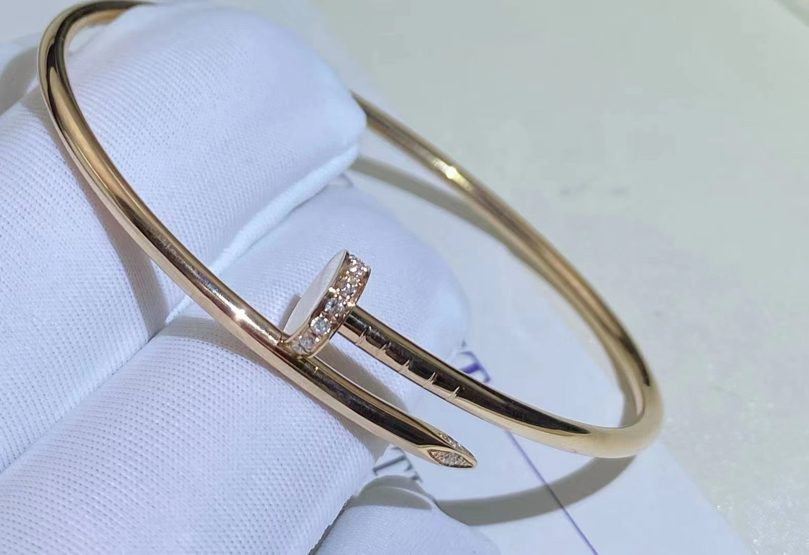 Aura JUSTE ARMBAND 2.5MM DIAMANTEN