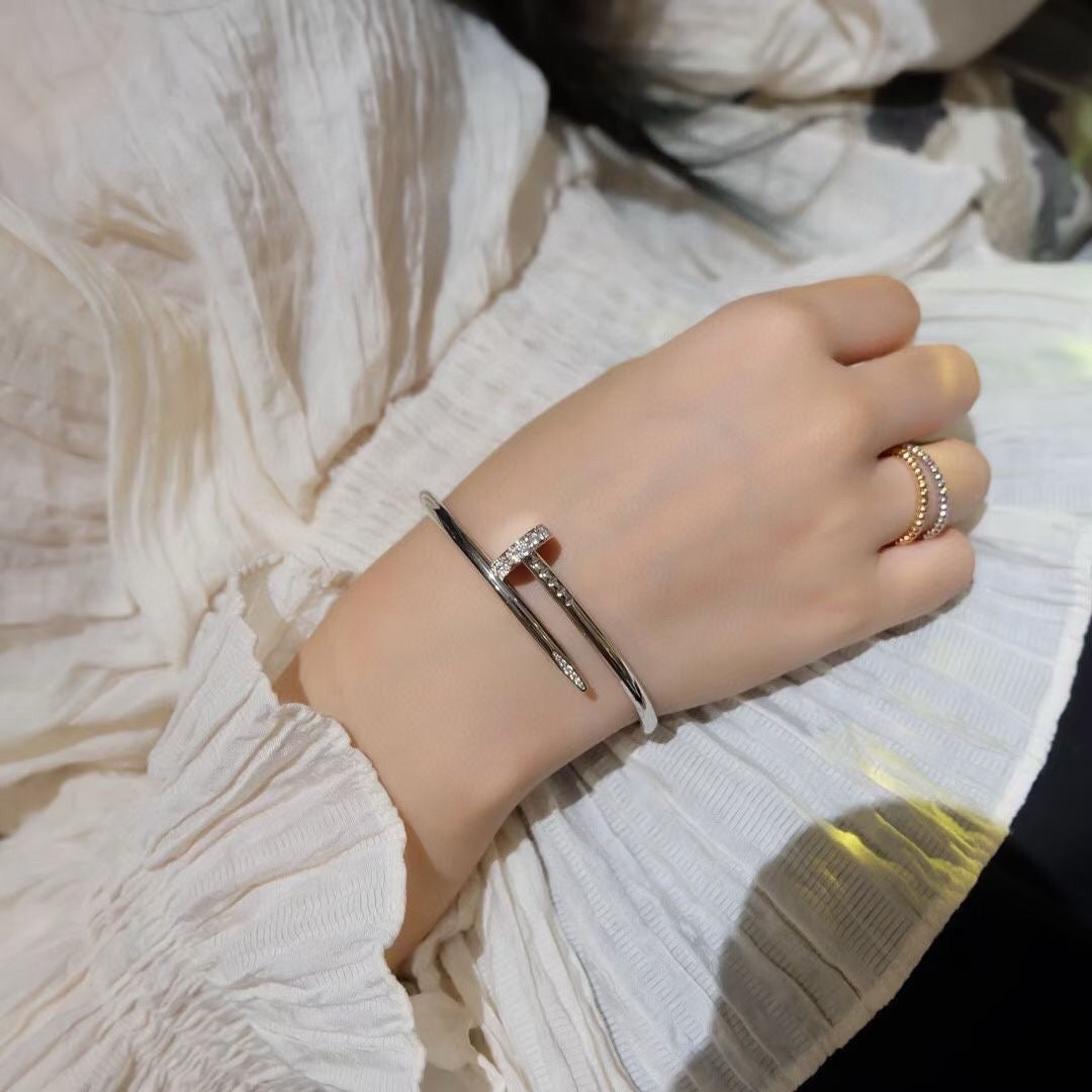 Aura JUSTE ARMBAND 3.5MM DIAMANTEN