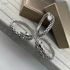 [Aura ] EW OBSIDIAN & DIAMOND SERPENT BRACELET