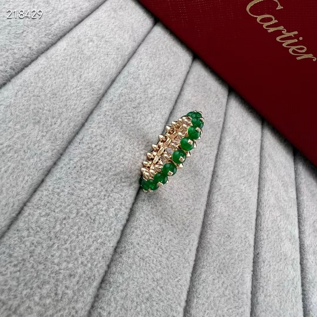 [Aura ] CLASH NEW COLORED GEMSTONE RING