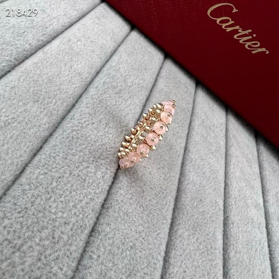 [Aura ] CLASH NEW COLORED GEMSTONE RING