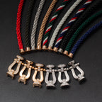 Aura FORCE GROSSES HUFEISEN OHNE DIAMANT ARMBAND SILBER