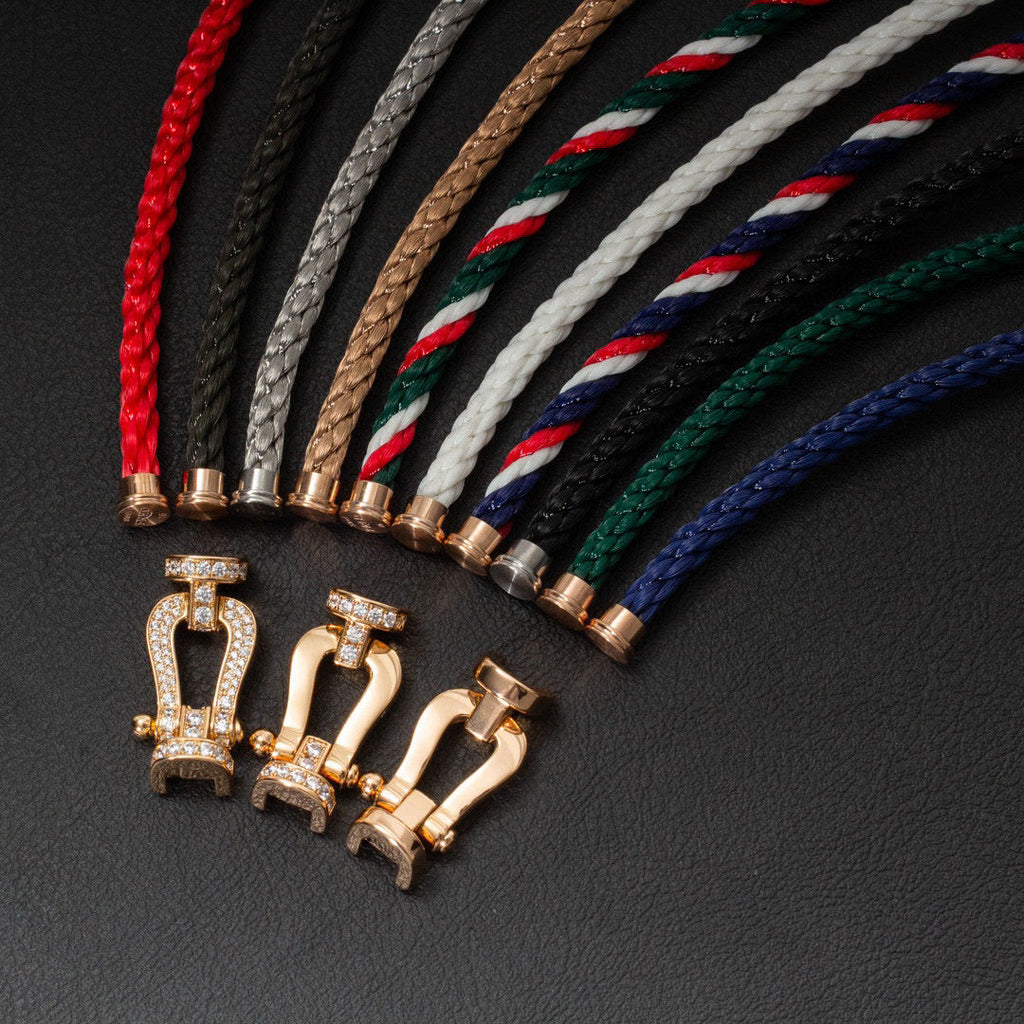 Aura FORCE GROSSES HUFEISEN OHNE DIAMANT ARMBAND SILBER