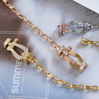 Aura FORCE LARGE HORSESHOE CLASP  METAL BRACELET