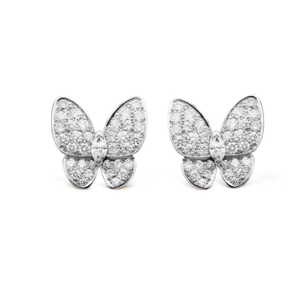 Aura BUTTERFLY ALL DIAMOND OHRRINGE
