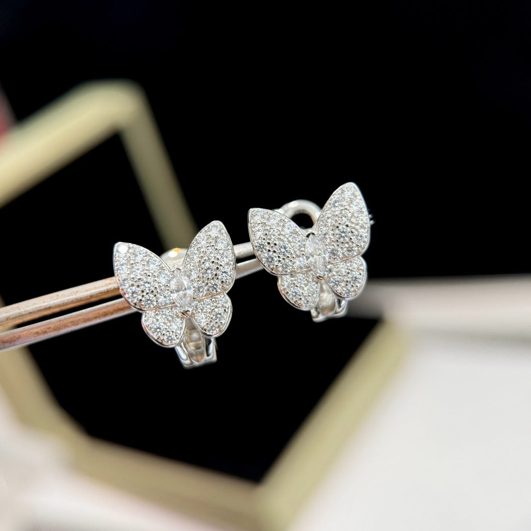 Aura BUTTERFLY ALL DIAMOND EARRINGS