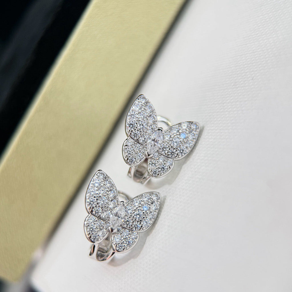 Aura BUTTERFLY ALL DIAMOND OHRRINGE