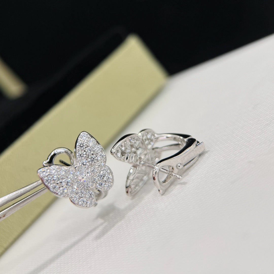 Aura BUTTERFLY ALL DIAMOND OHRRINGE