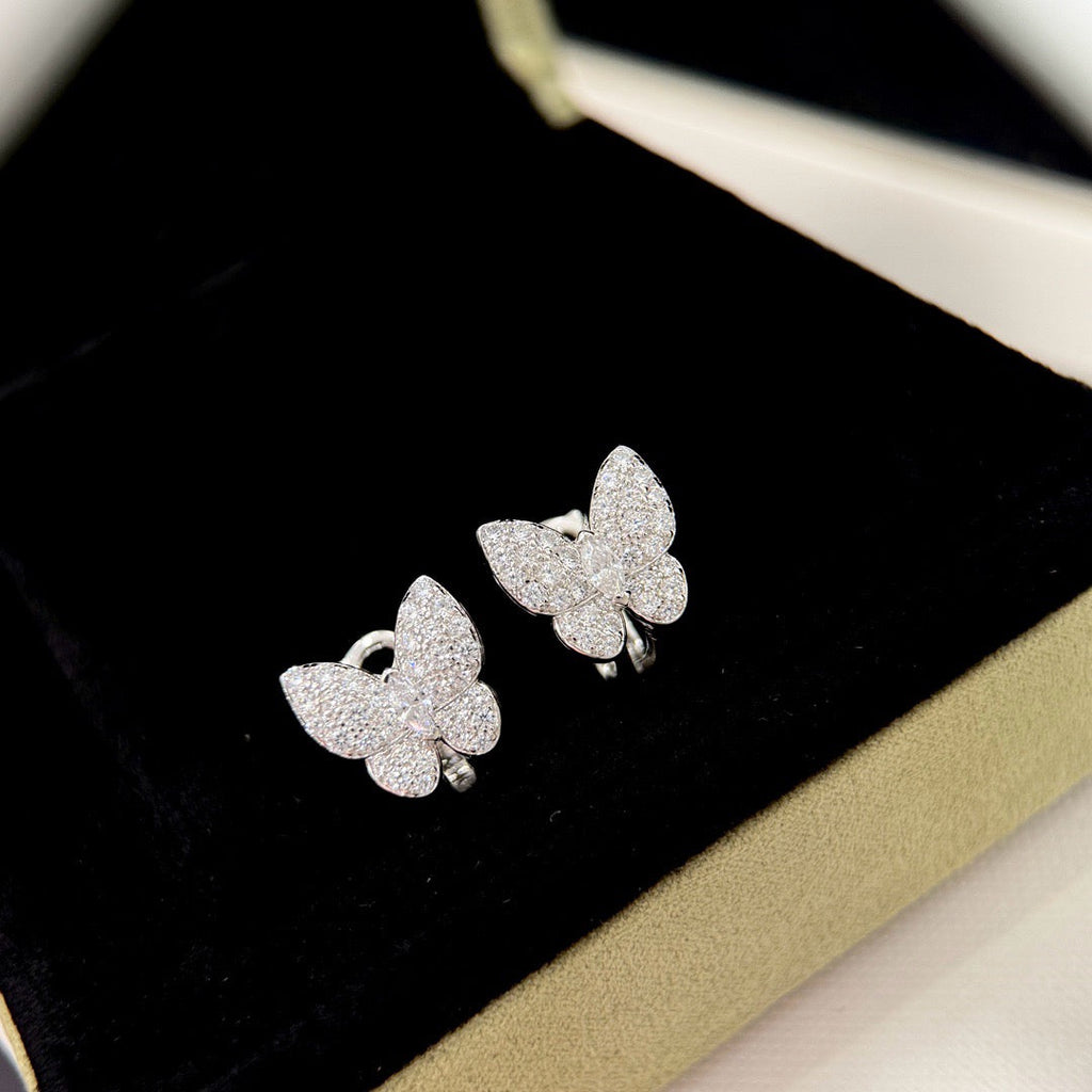 Aura BUTTERFLY ALL DIAMOND OHRRINGE