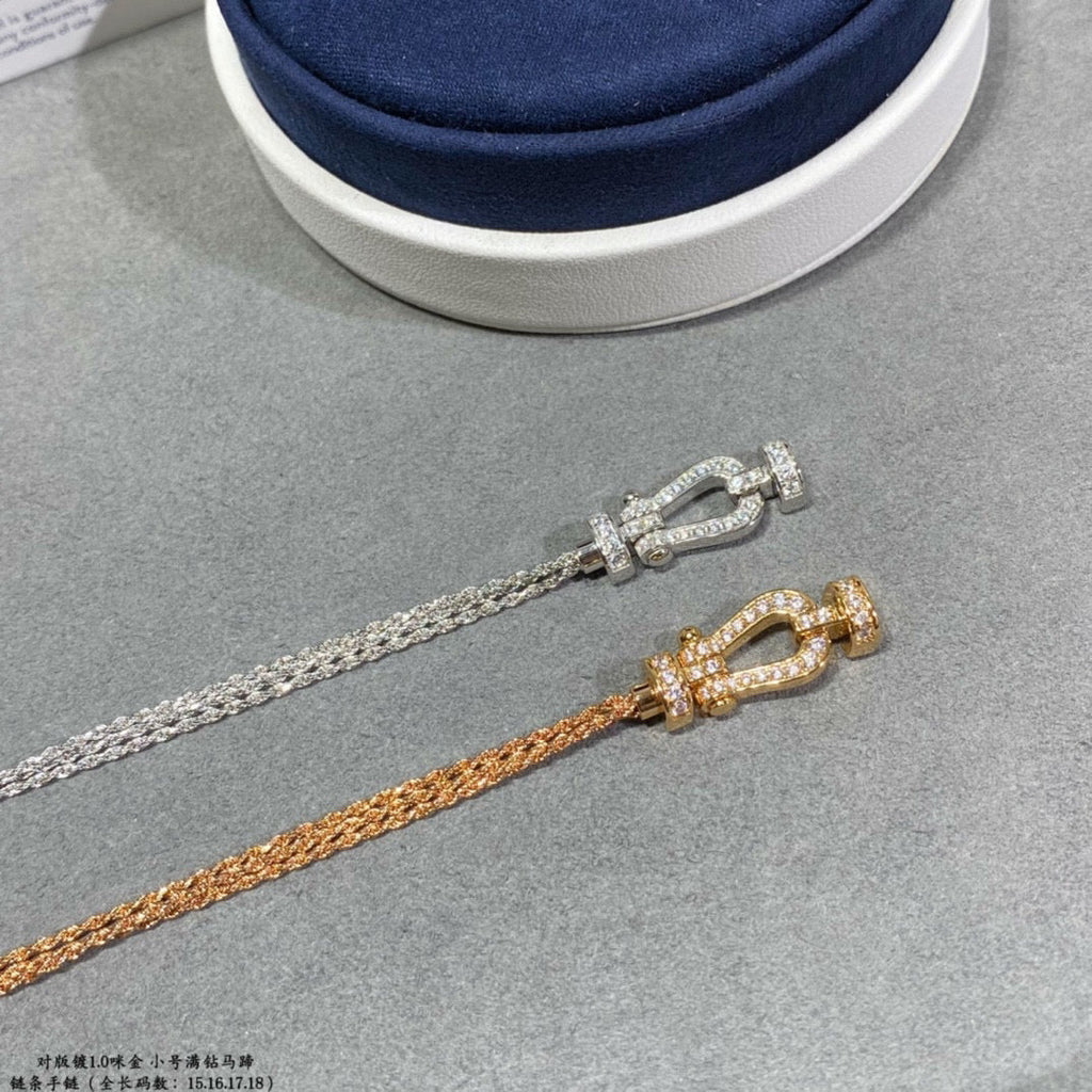 Aura FORCE KLEINE HUFEISEN-DIAMANT-KETTENARMBAND