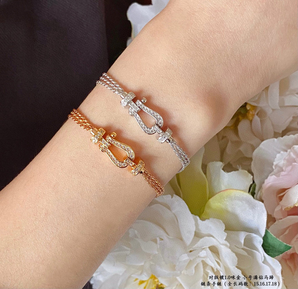 Aura FORCE KLEINE HUFEISEN-DIAMANT-KETTENARMBAND