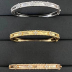 Aura CLOVER BRACELET 4MM DIAMONDS