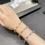 Aura CLOVER BRACELET 4MM DIAMONDS