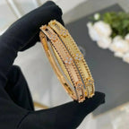 Aura CLOVER BRACELET 4MM DIAMONDS