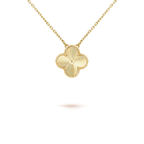 Aura CLOVER 15MM LASER NECKLACE