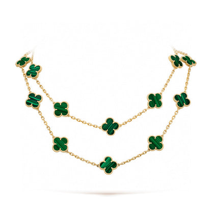 [⭐Aura ]CLOVER 20 MOTIFS MALACHITE GOLD