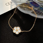 Aura LUCKY WHITE MOP PLUM BLOSSOM ARMBAND