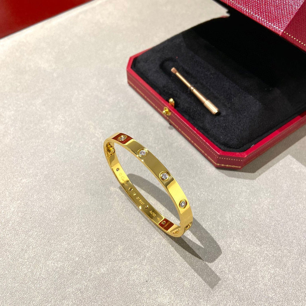 Aura LOVE BRACELET 6.1MM 10 DIAMONDS