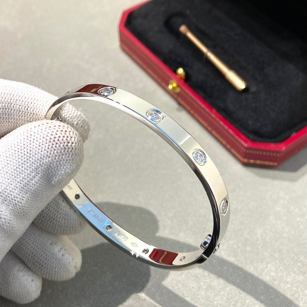 Aura LOVE BRACELET 6.1MM 10 DIAMONDS