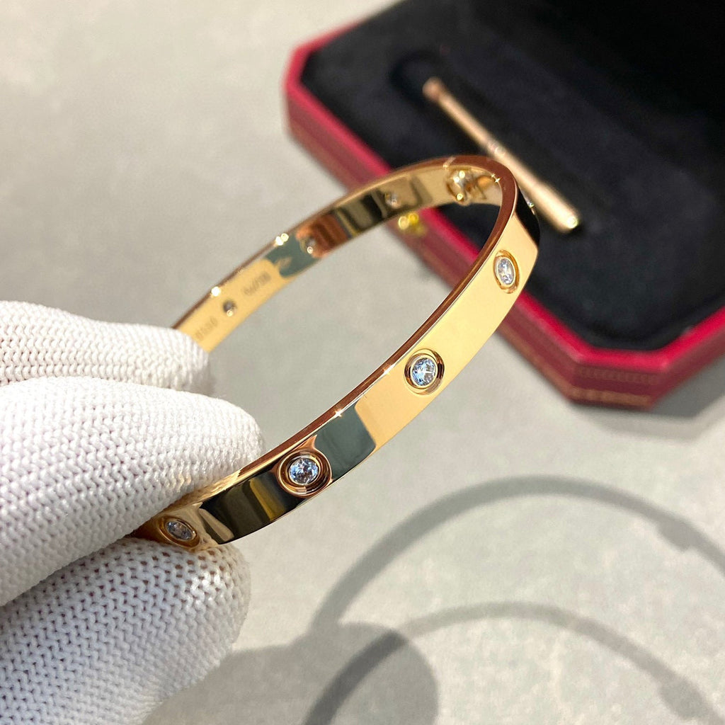 Aura LOVE BRACELET 6.1MM 10 DIAMONDS