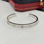 Aura LOVE ARMREIF 6.1MM 1 DIAMANT OFFENE SPANGE