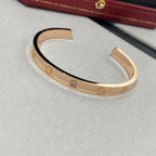 Aura LOVE ARMREIF 6.1MM 1 DIAMANT OFFENE SPANGE