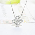 Aura LOOP NECKLACE FULL MOTIF DIAMOND 16MM MULTIPLE COLORS