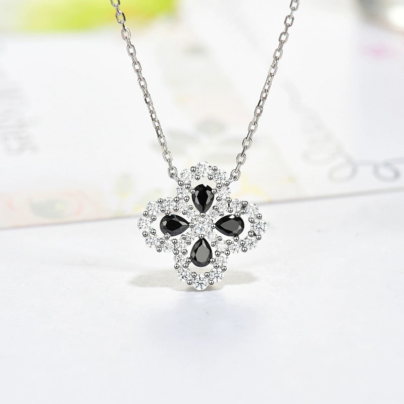 Aura LOOP NECKLACE FULL MOTIF DIAMOND 16MM MULTIPLE COLORS