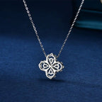 Aura LOOP NECKLACE FULL MOTIF DIAMOND 16MM MULTIPLE COLORS