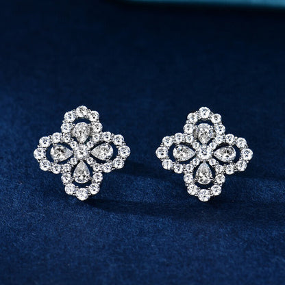 [⭐Aura ]LOOP EARRINGS FULL MOTIF DIAMOND 16MM