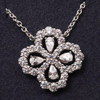 Aura LOOP NECKLACE FULL MOTIF DIAMOND 16MM MULTIPLE COLORS