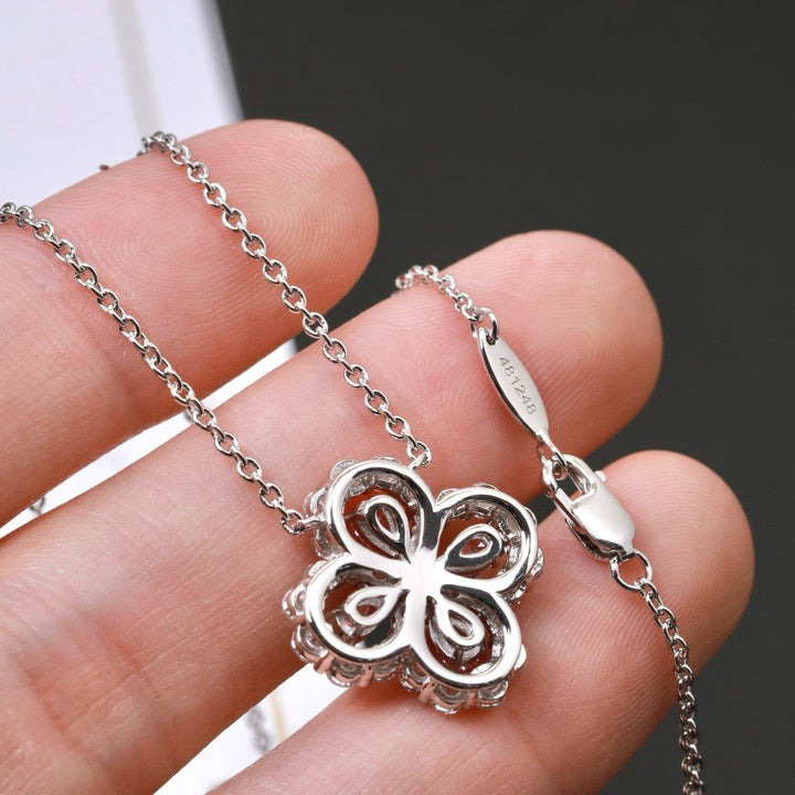 Aura LOOP NECKLACE FULL MOTIF DIAMOND 16MM MULTIPLE COLORS
