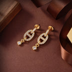 Aura HM CHAINE DIAMOND EARRINGS