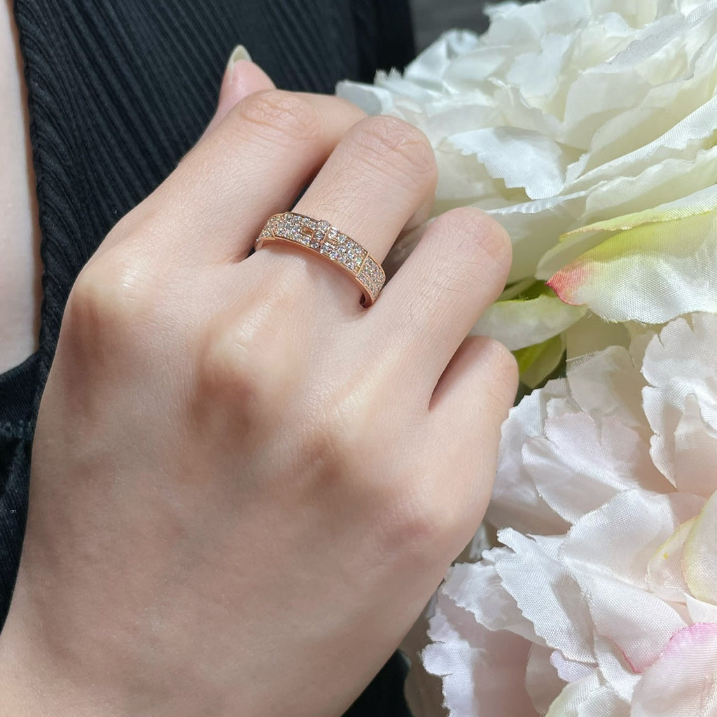Aura KELLY PINK GOLD DIAMOND RING