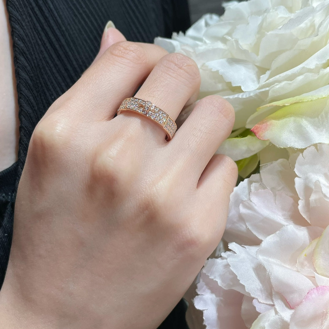 Aura KELLY PINK GOLD DIAMOND RING