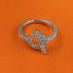 Aura ECHAPPEE RING SILVER DIAMOND