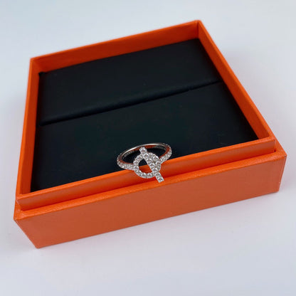 [⭐Aura ]ECHAPPEE RING SILVER DIAMOND