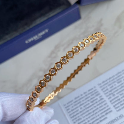 [⭐Aura ]BEE LOVE GOLD BRACELET FULL DIAMOND