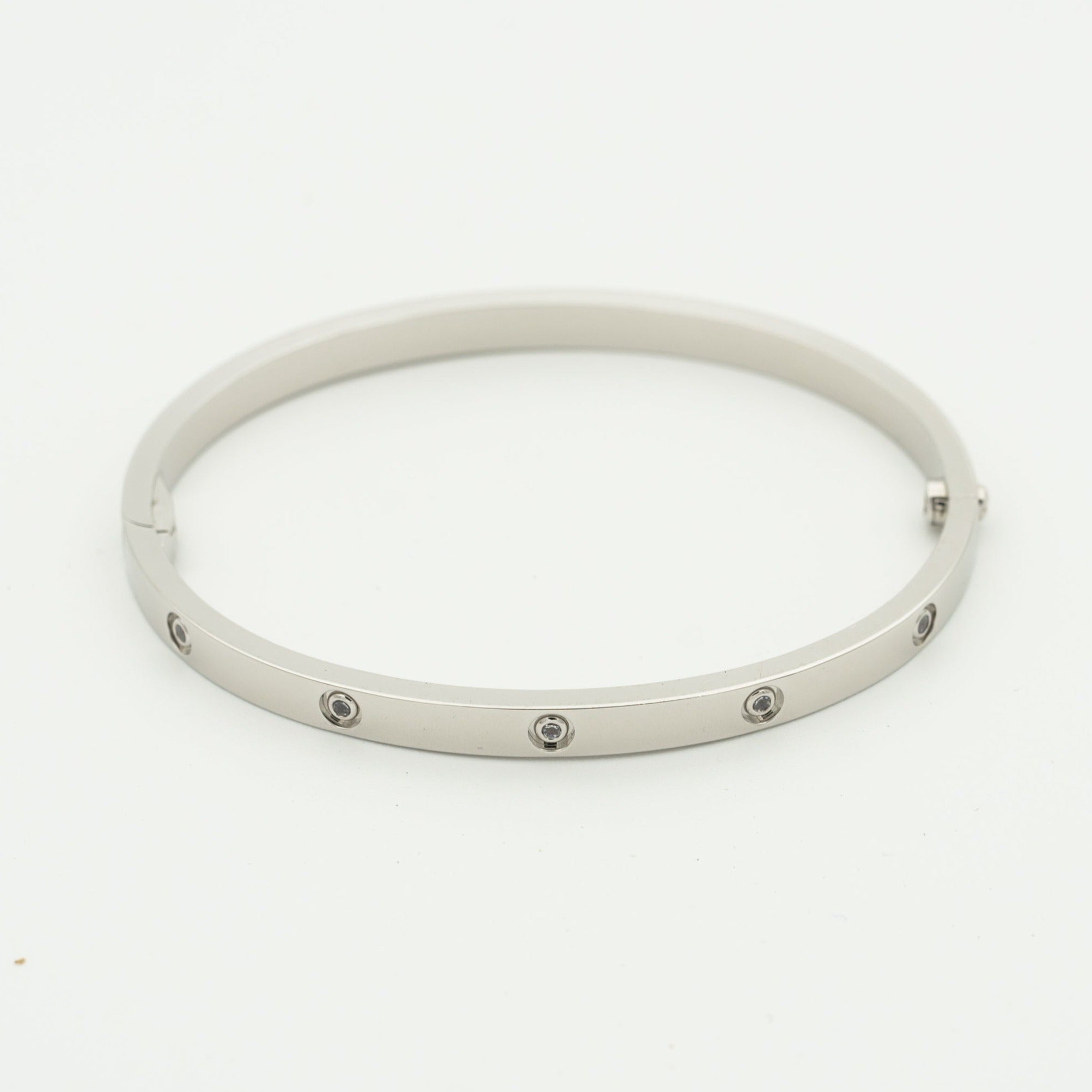 Aura LOVE ARMREIF 3,65MM 10 DIAMANTEN