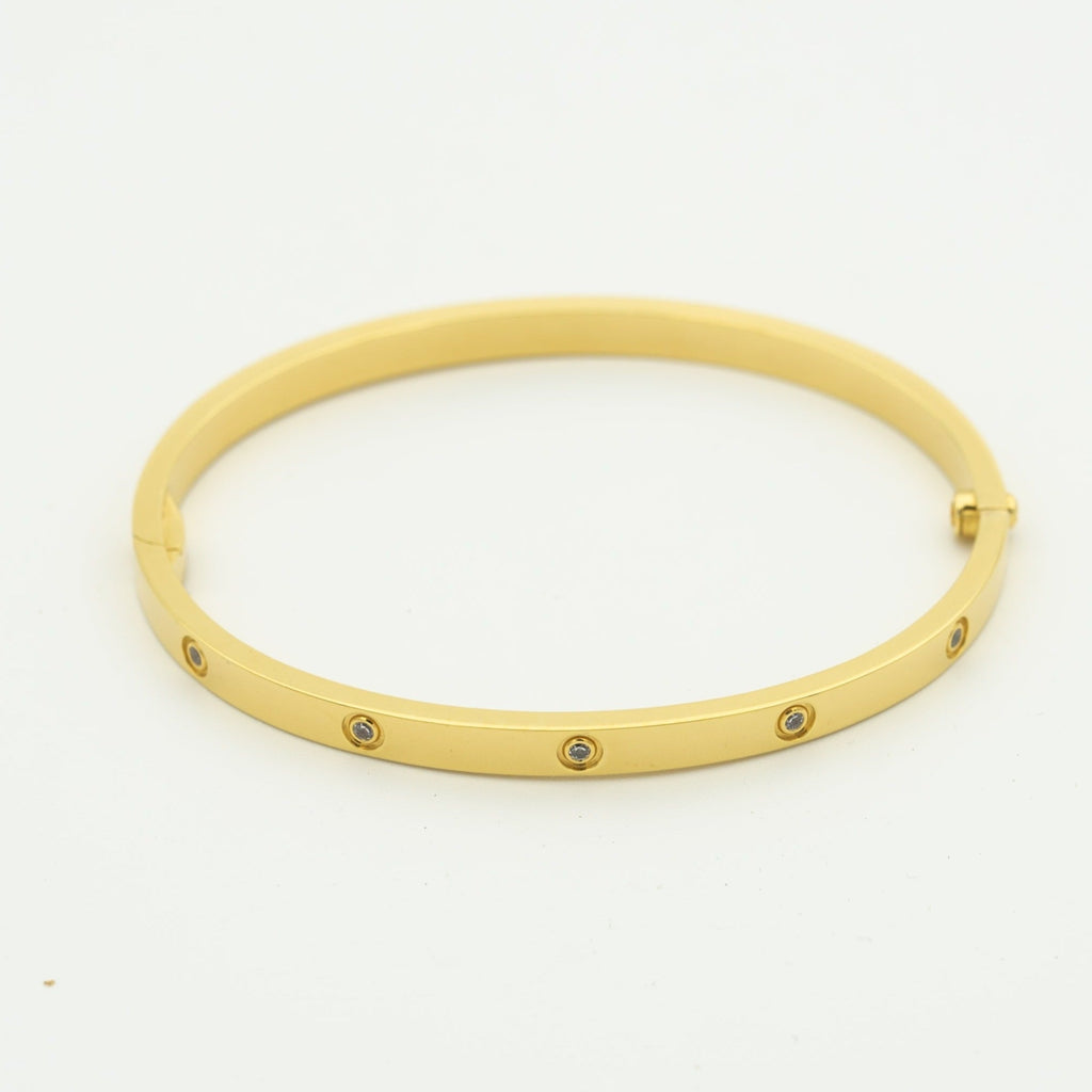 Aura LOVE ARMREIF 3,65MM 10 DIAMANTEN