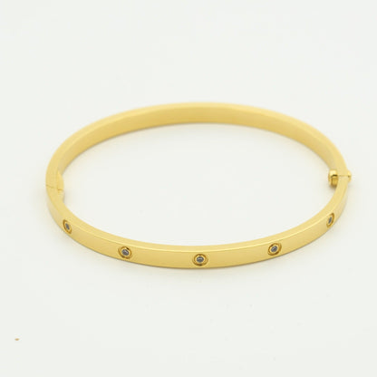 Aura LOVE ARMREIF 3,65MM 10 DIAMANTEN