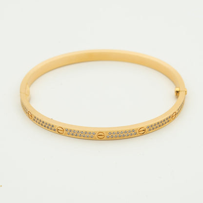 Aura LOVE ARMBAND 3.65MM DIAMANTBESETZT