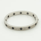 Aura LOVE BRACELET 6.1MM DIAMOND-PAVED CERAMIC